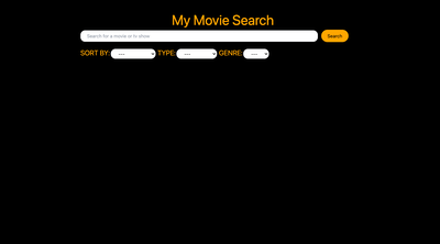 my Movie Search Website